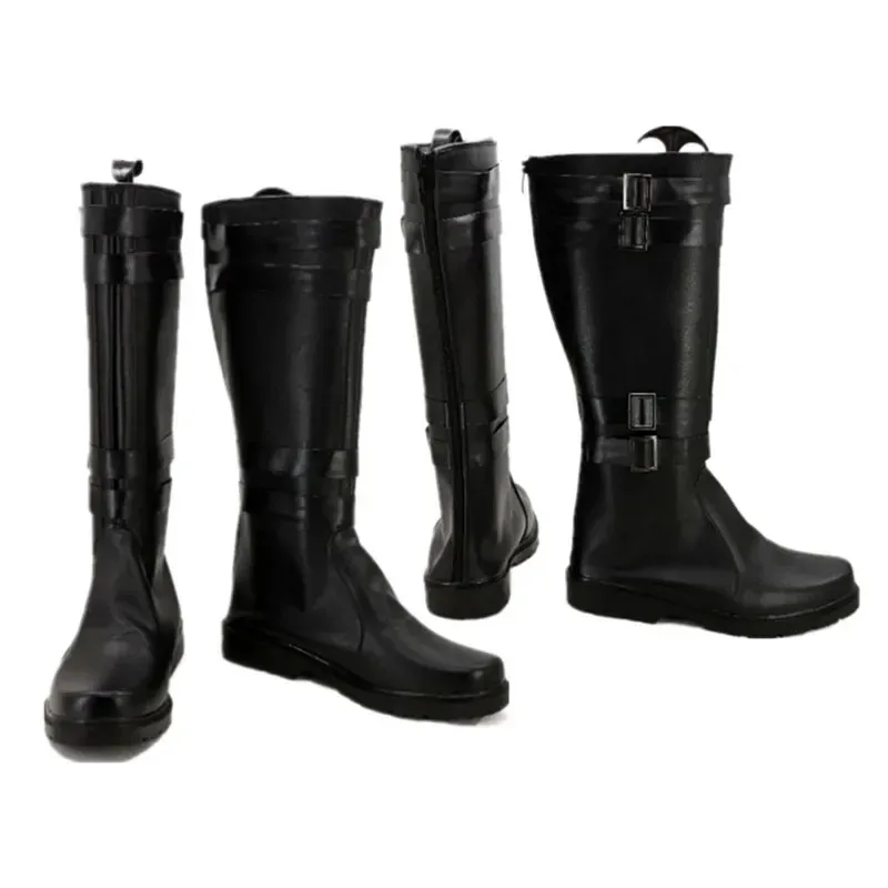 Qq273XT8TV Kylo Cosplay Ren Sepatu Bot Pria Dewasa Pertempuran Luar Angkasa Ksatria Fantasi Halloween Karnaval Kostum Aksesori Dibuat Sesuai Pesanan @