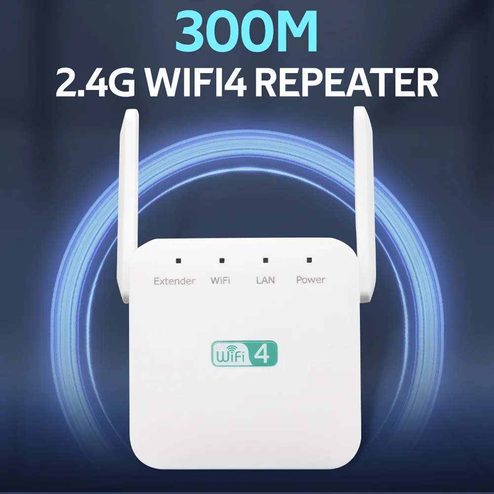 2,4 MBit/s GHz WLAN-Repeater Netzwerk verstärker Router Langstrecken-Expander Wi-Fi-Booster zwei