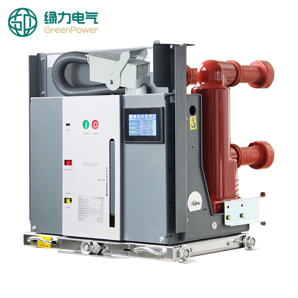 11KV 12KV VCB 3 Pole Type Withdrawable Type Rated Short-circuit Breaking Current 31.5KA for High Distribution Line Long Life