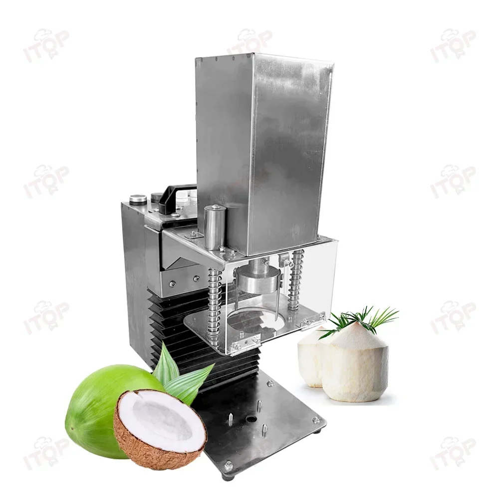 High Efficiency Electric Mature And Tender Coconut Opening Machine Coconut Shell Opener