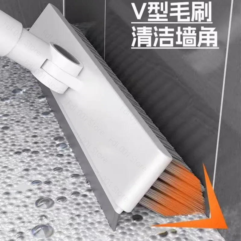 Floor seam scrubbing Floor brush Bathroom multi-functional wall washing Toilet tile cleaning Long handle No dead ends Toilet