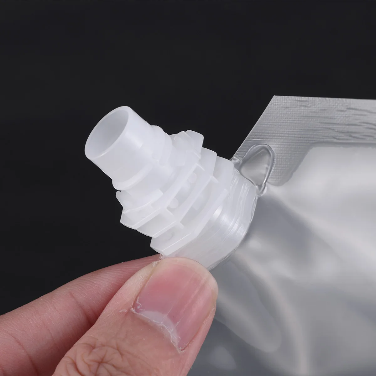 

6pcs Transparent Food Drinks Flasks Liquor Pouch Reusable Beverages Drinking Flasks (Size S, , L for Each 2PCS)