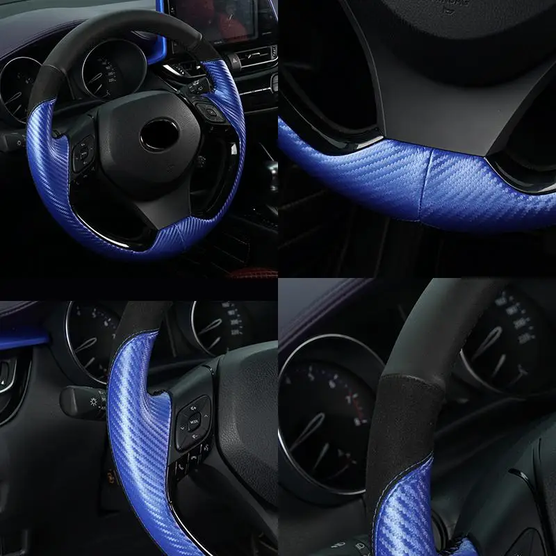 Leder internes Zubehör Auto Styling Dekoration Lenkrad abdeckung für Toyota chr chr 2017 2018