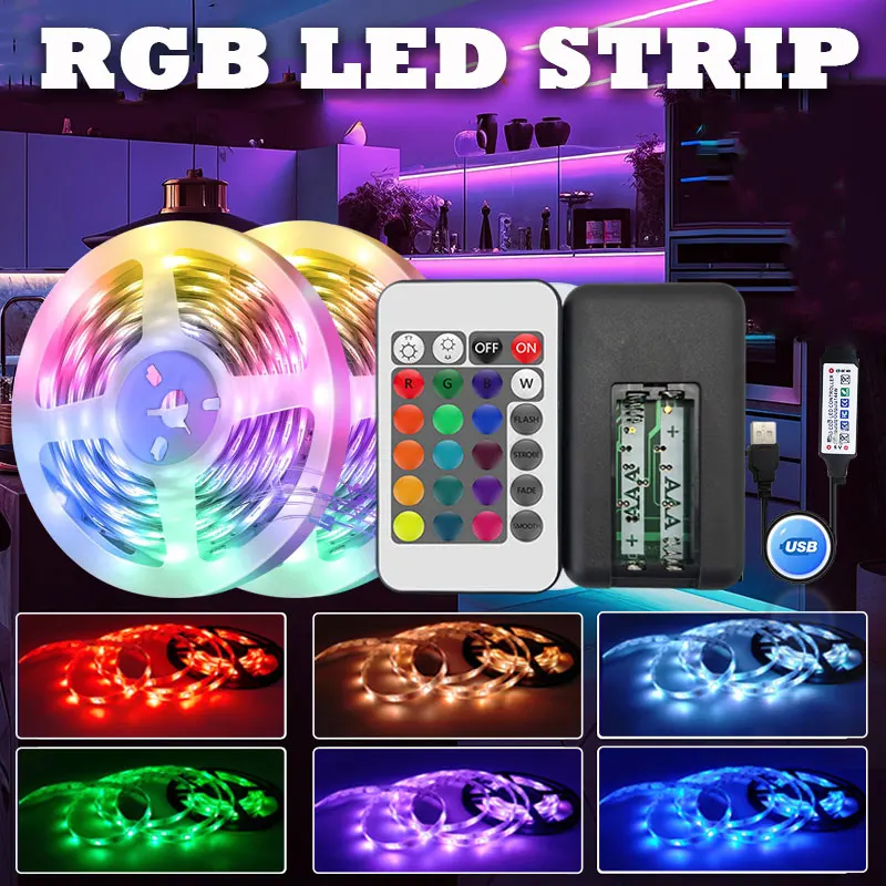 5V Usb Rgb Led Stri…