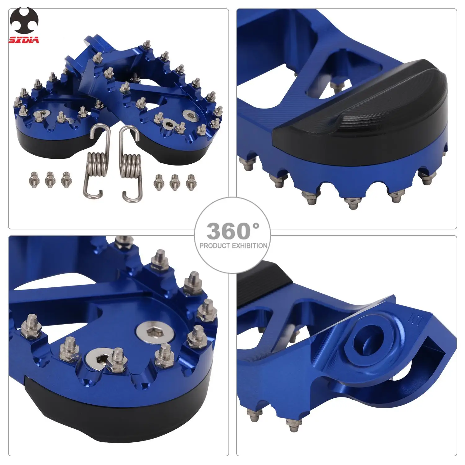 Foot Pegs Pedals Rest Footpegs For KTM SX XC EXC MXC SXS SMR RR 2T 4T Husqvarna TC TE FE FS 125 150 250 350 450 500 525 600 ADV