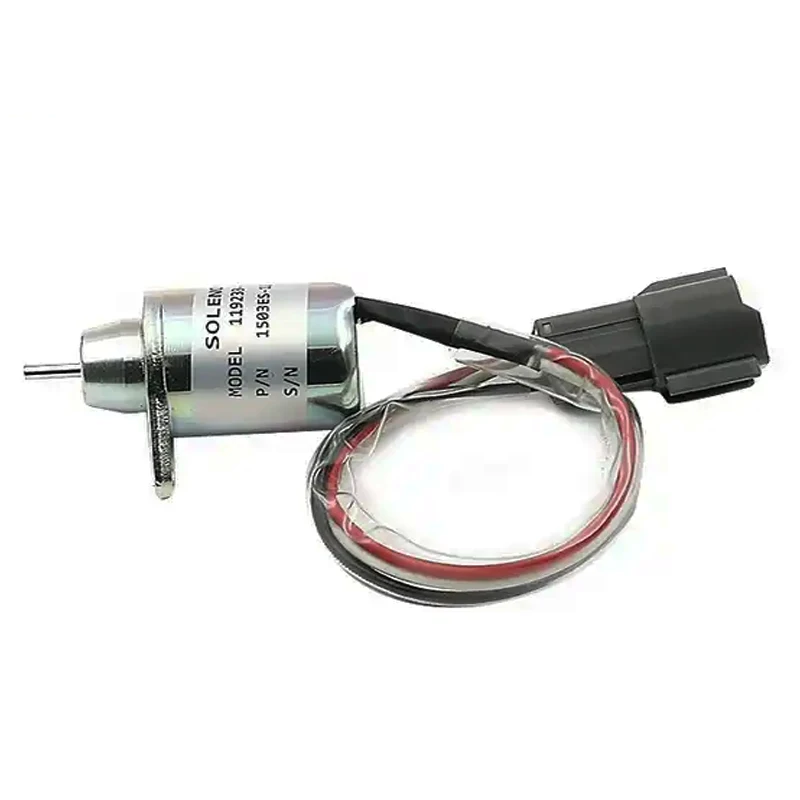 119233-77932 1503ES-12S5SUC12S Fuel Shut Off Solenoid 12V For Hyundai for Daewoo for Komatsu Excavator for Yanmar Engine