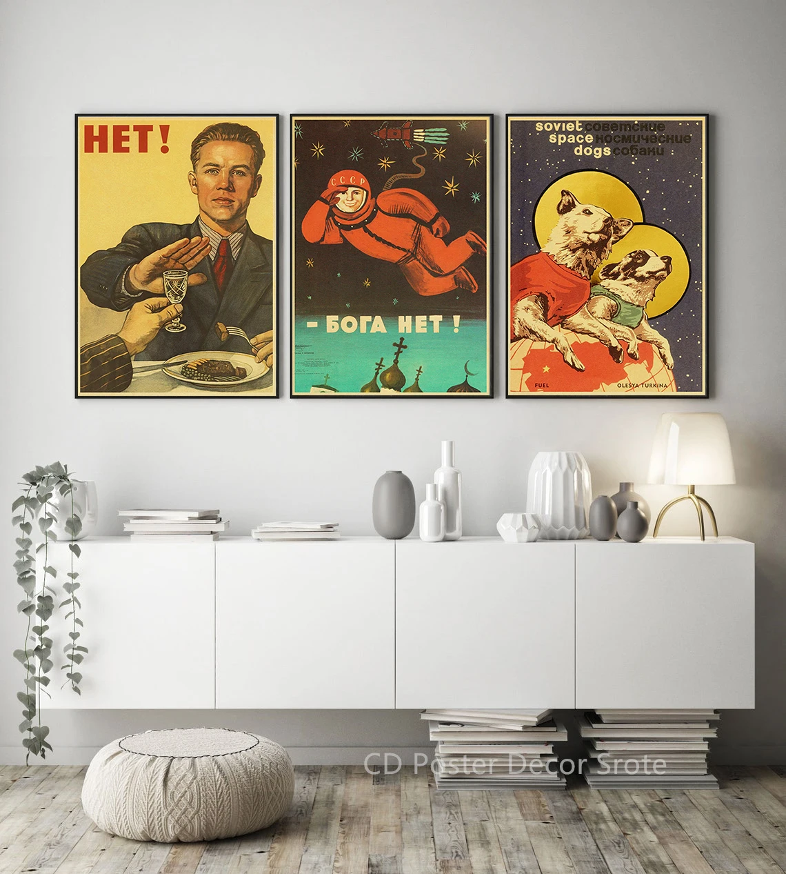 Soviet USSR CCCP Posters Celebrity Stalin Retro Kraft Paper Prints Vintage Room Home Bar Cafe Decor Aesthetic Art Wall Painting