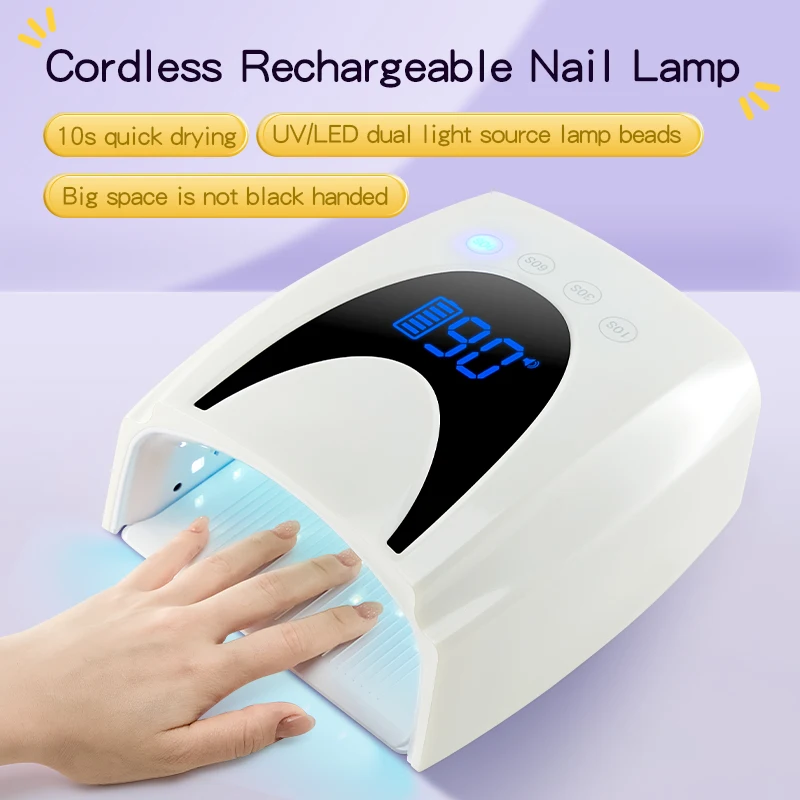 72W Uv Led Nail Lamp Nail Droger Gel Polish Curing Uv Lamp Met Bodem 10S/30S/60S/90S Tijd Auto Sensing Lamp Voor Nail Droger