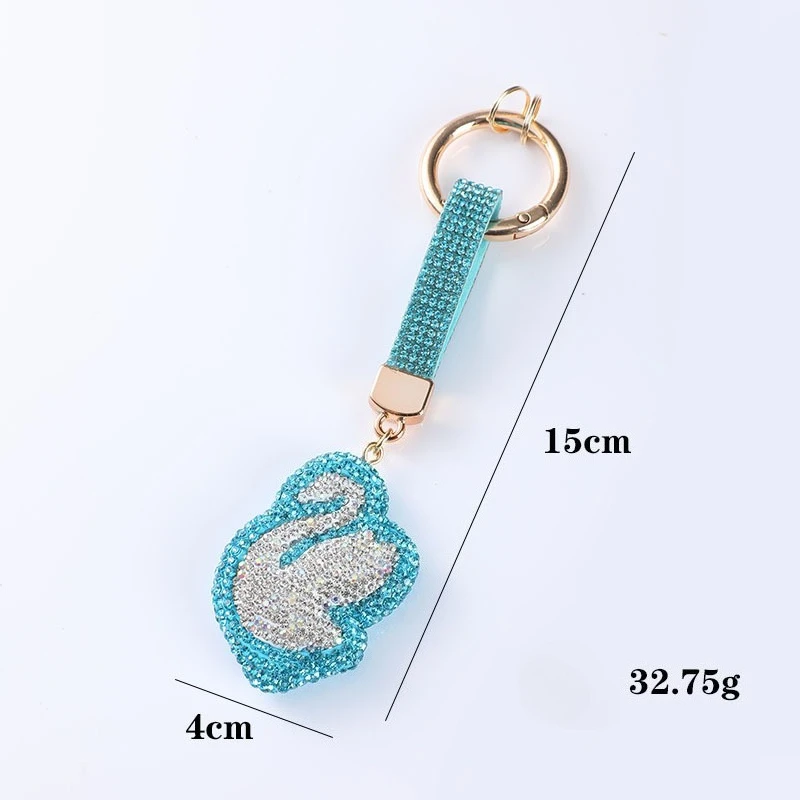 1PC Trendy Swan Key Ring Metal Personalized Keychain Beer Can Kitchen Bar Tools Accessories Gift Wholesale