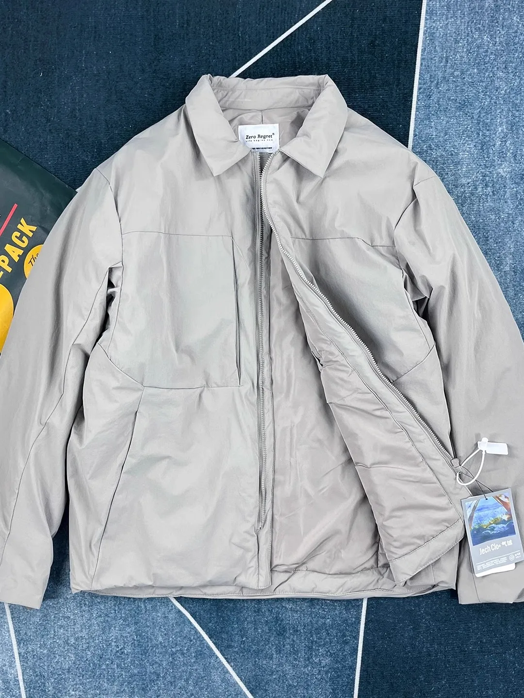 

Thiened Winter Cotton Jaet Men's Casual Sle Warmth Collar Multi-ket Workwear Sle Outerwear Leisure Coat