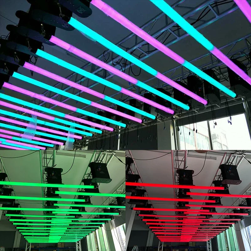 3d Chandelier Pixel Tube Lights Led For Church Bar Wedding Ktv Nightclub Dj Disco Lamp