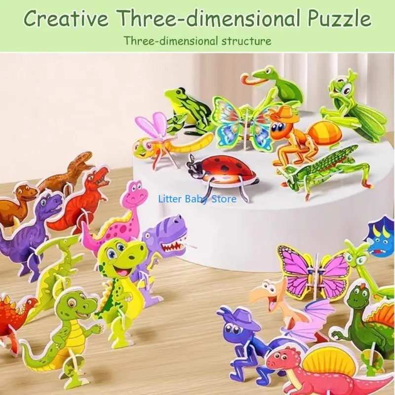

N80C 25PCS/Set Portable Puzzle Toy Building Block Toy for Kids Early Educational