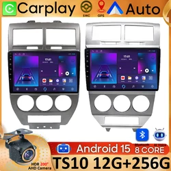 Car Radio Android 15 For Jeep Compass MK Patriot 2006-2010 Navigation GPS Android Auto Carplay Multimedia Player Stereo No 2din