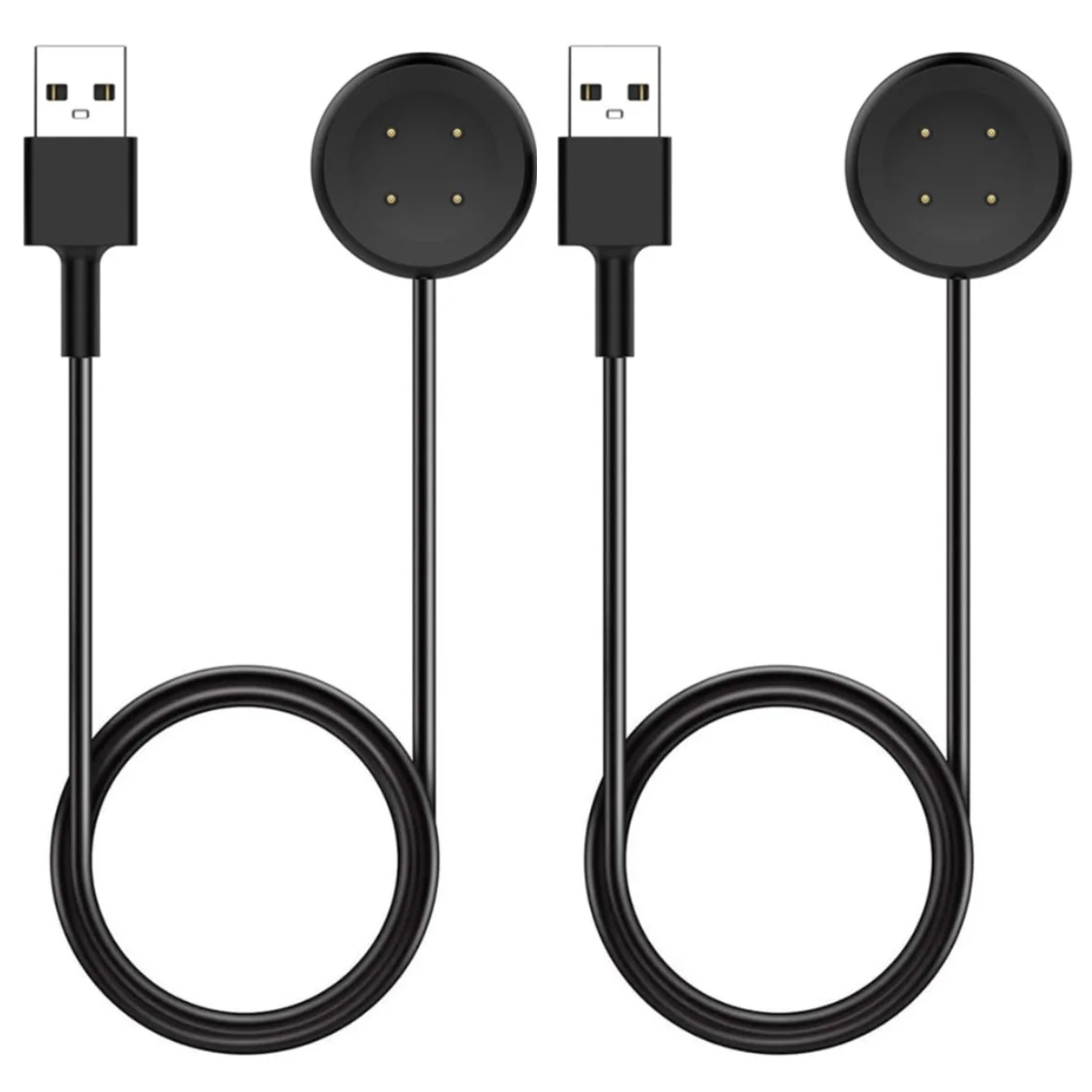2-Pack Replacement Charger for Google Pixel Watch 2/3 USB Smartwatch Charger Charging Cable