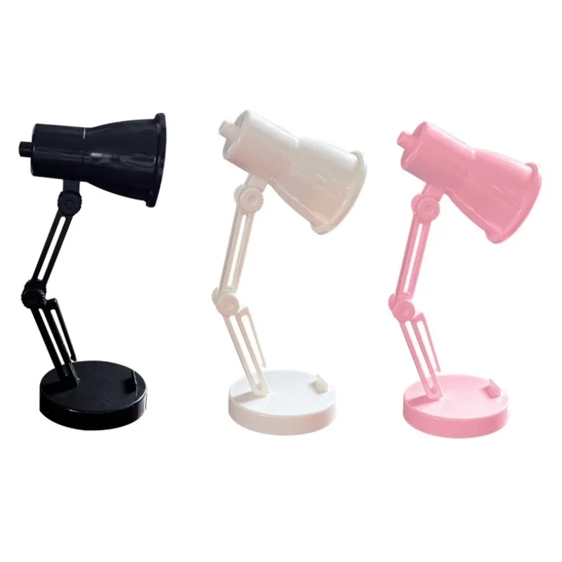 Mini LED Night Reading Book Light Foldable Table Lamp Dormitory Bedroom Creative Bedhead Lights Home Decorations Doll House Lamp