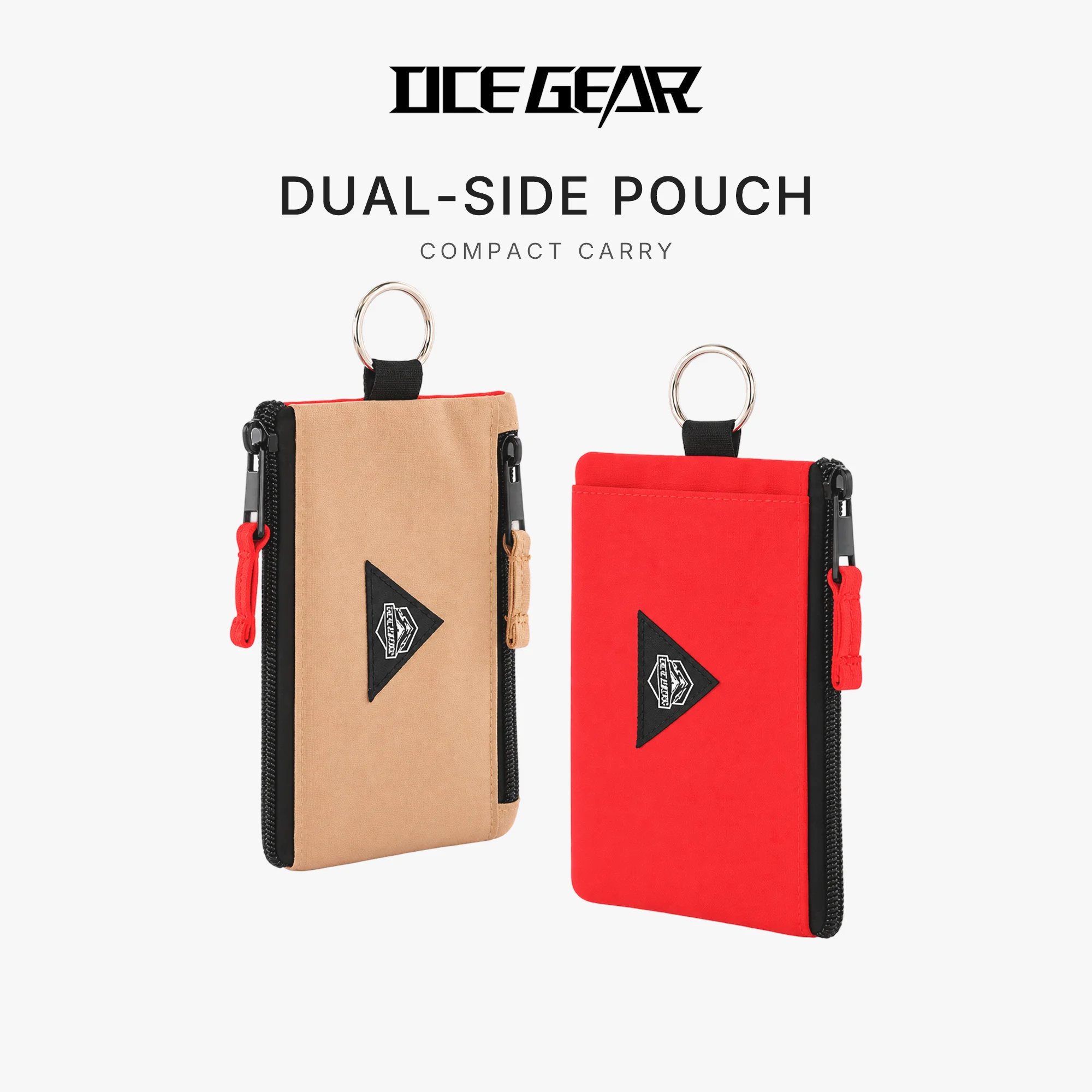 OCEGEAR Mini Messenger Bag Men Small Crossbody Bag Hanging Neck Shoulder Coin Purse Super Light Outdoor Travel Vertical Handbag