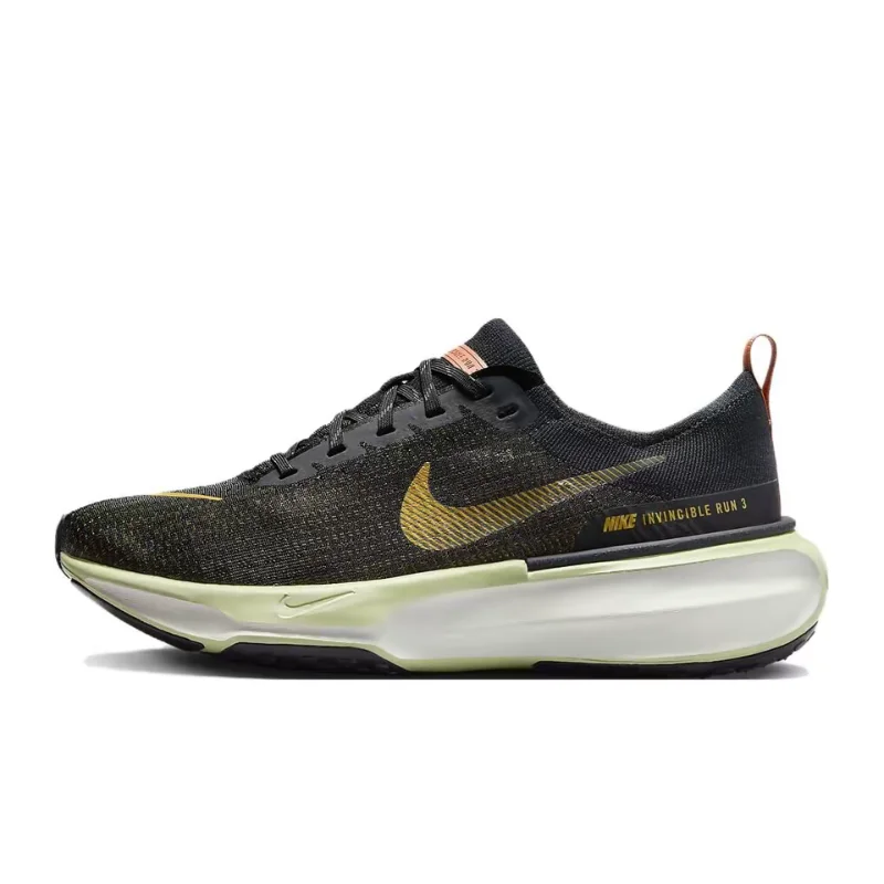 Nike Invincible 3 Cushioned Fit Multi-Functional Outdoor Training Low-Top Running Shoes for Men - Black DR2615-004
