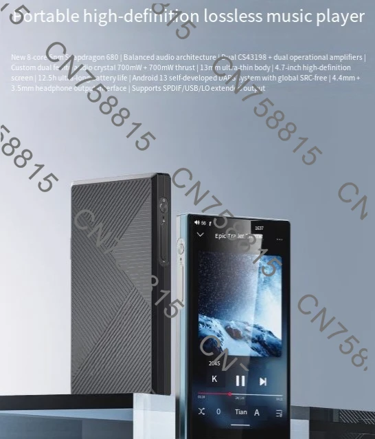 MP4 Bluetooth Walkman Mini MP3, For FiiO JM21 Portable Lossless Android Music Player
