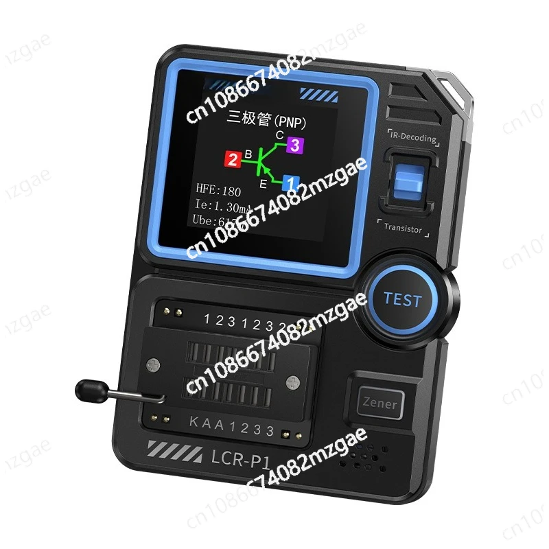 

LCR-P1 Transistor Tester Multifunctional Capacitance Resistance MOS Field Effect Triode Electronic Component Detection