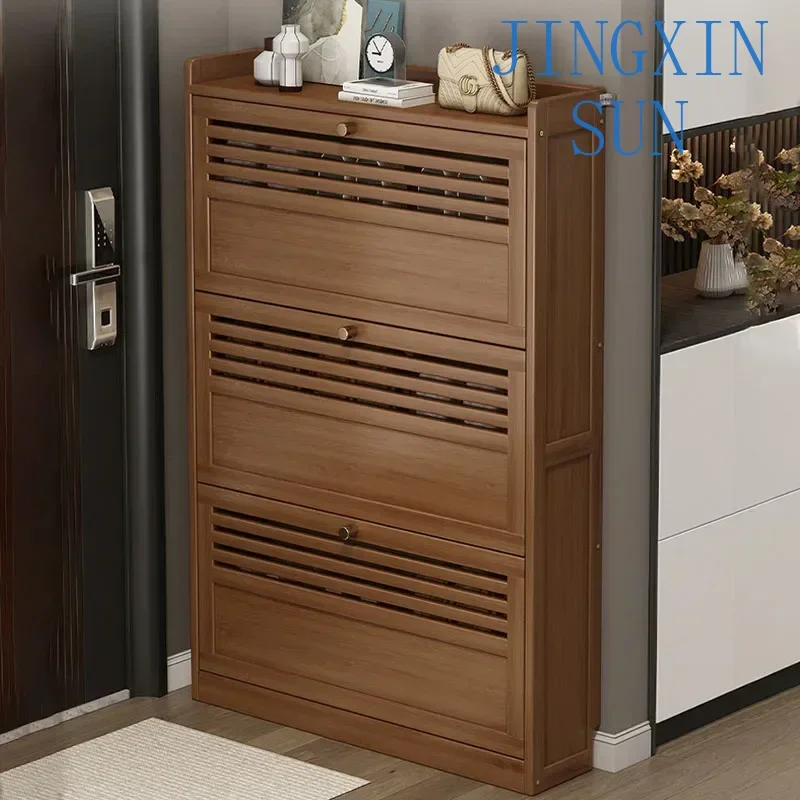 Racks Storage Organizer Entrance Shoes Closet Cabinet Space Saving Ultra-thin Shoe