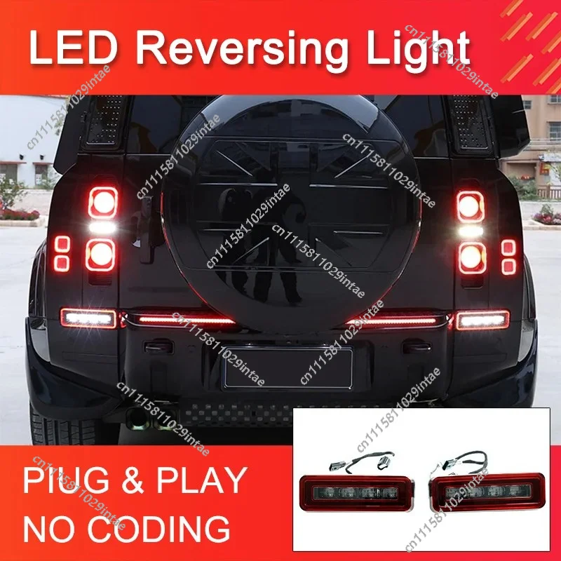 LED Reversing Light for Land Rover Defender 90 110 Rear Bumper Light Dynamic Turning Signal Exterior Decoration item
