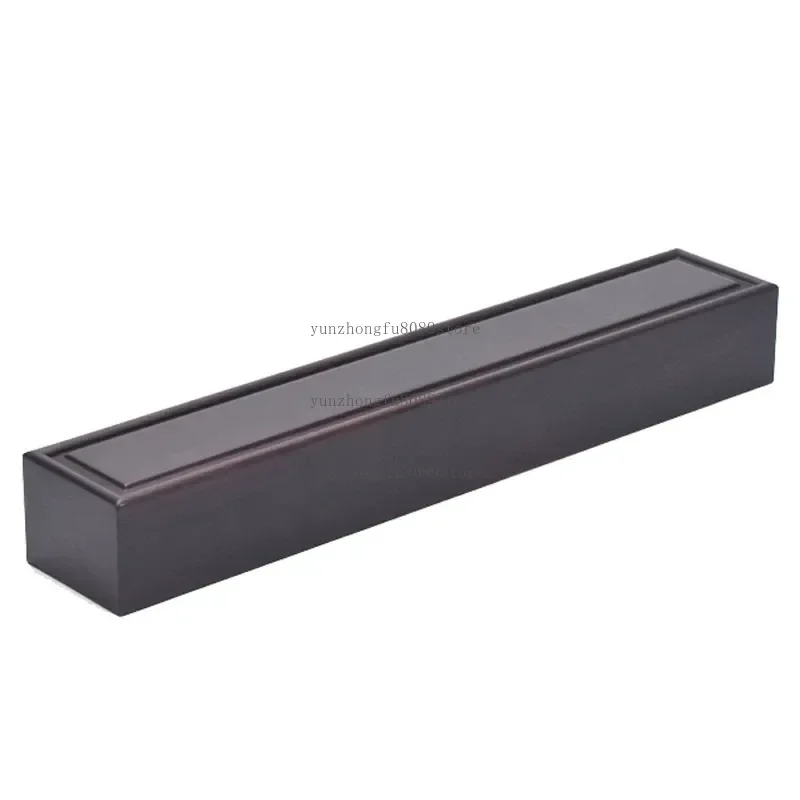 Rosewood Mechanism Fan Box 8 Inch 9 Inch 10 Inch Folding Fan Storage Box Calligraphy and Painting Collection Long Wooden Box