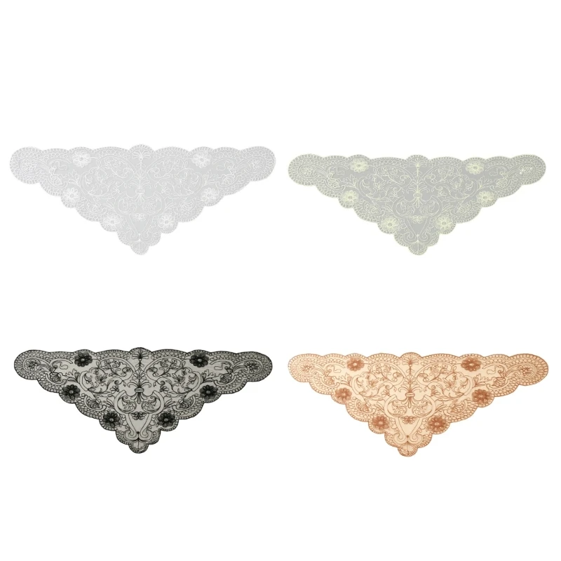 

Скромный кружевной платок. Комфортный первый дизайн для длительного ношения. Ветрозащитный головной платок. Подходит для занятий