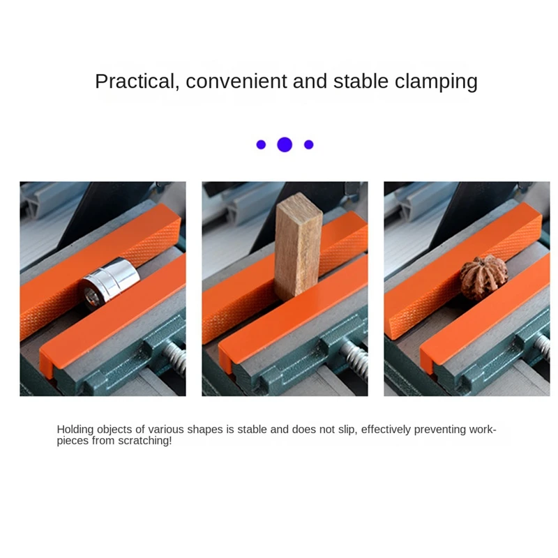 A81M New 6 Inch Vise Jaw Pad Magnetic Cover Multi-Purpose Protector For Metal Bench Vise Machine Tool