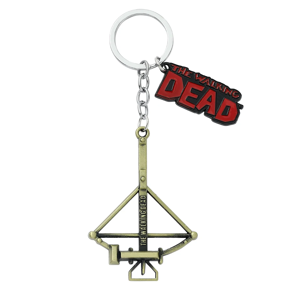 

The Walking Dead Keychain Letter Logo Metal Pendant Key Chain For Men Car Keyring Jewelry Accessories