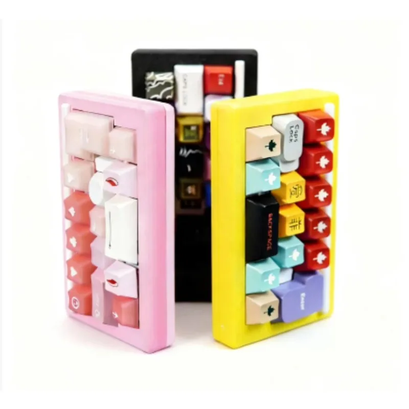 

wired mini pad kit single mode vial Magnetic desk with upper and lower covers small keyboard with indicator light Accessories