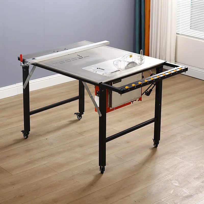 Table de travail de scie, ajout d'une scie sans poussière, multifonctionnelle pour le travail du bois, Machine de sciage, scie de Table Portable pour la menuiserie