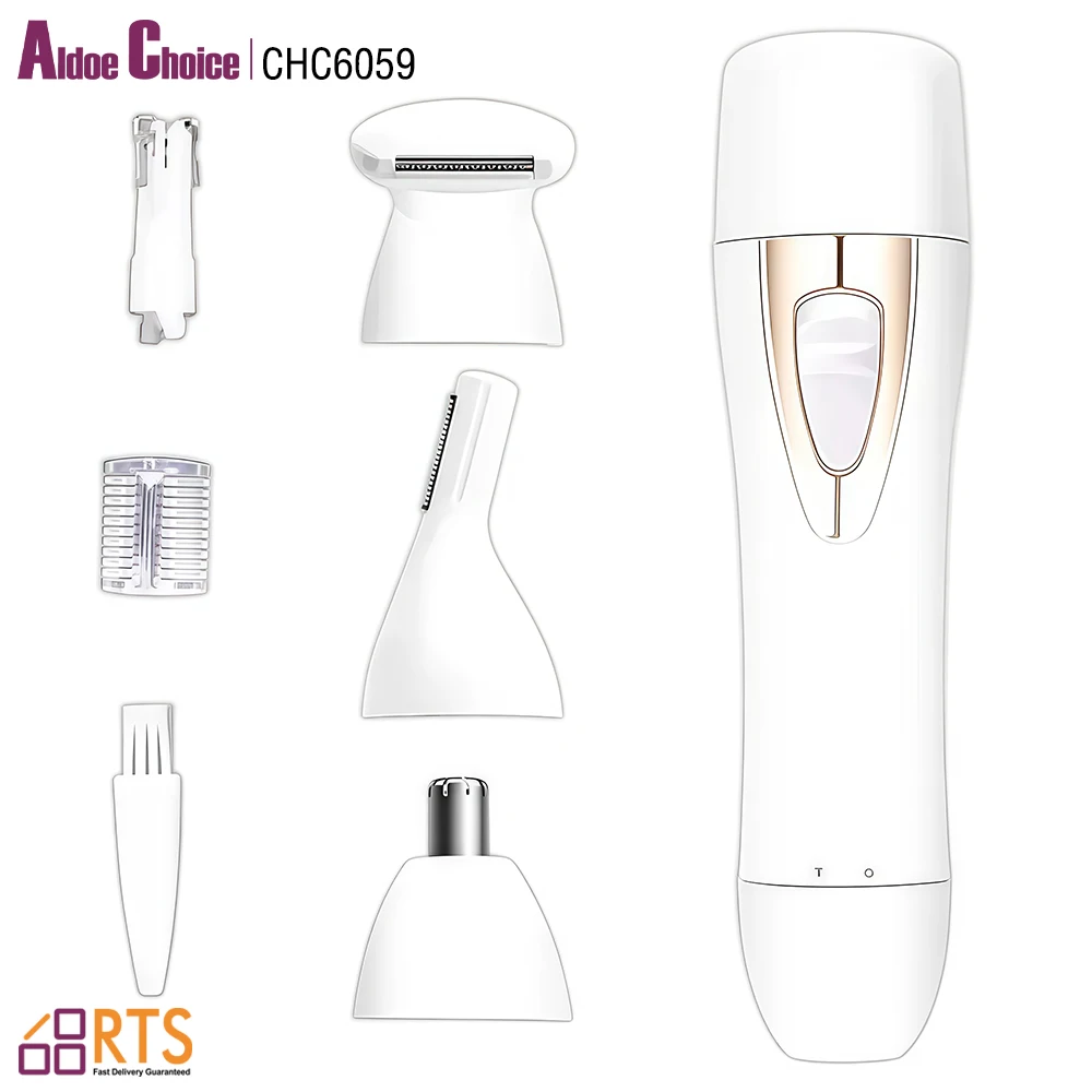 

New 4 in 1 Depilador Set Multifunctional Lady Trimmer Electric Eyebrow Body Facial Hair Remover for Women