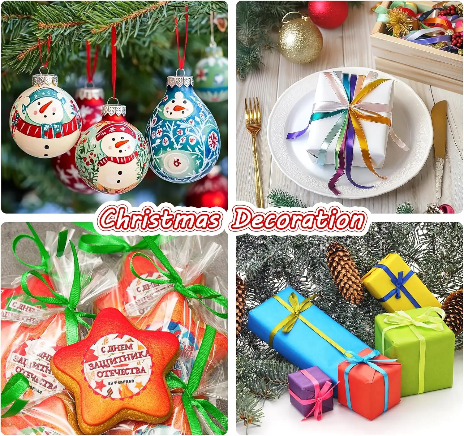 Zufällige Farben, 16 Rollen, 6 mm, Satinband-Set aus Polyester, mehrfarbige, glatte, glänzende Bänder, zum Basteln von Schleifen, zum Verpacken von Geschenken, für Blumenarrangements, als Dekobänder für Hochzeiten und Partys. – Detail 6