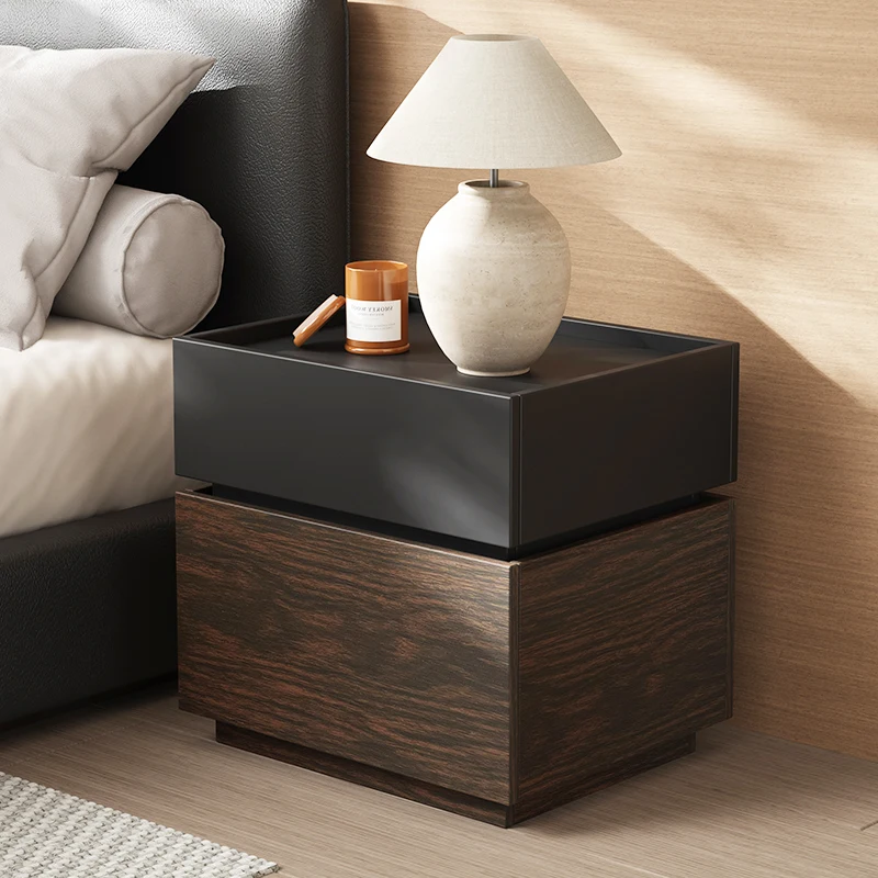 Soggiorno di lusso Comodino Camera da letto Armadi Organizzatore unico Comodino Semplice Legno Mesitas De Noche Mobili da esterno