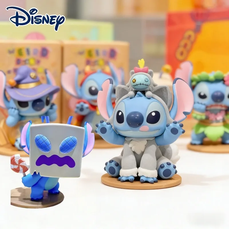 

Слепая коробка серии Disney Stitch Cos 2026, декор для рабочего стола в стиле аниме, креативные статуи куклы, загадочная слепая коробка, подарки на день рождения для детей