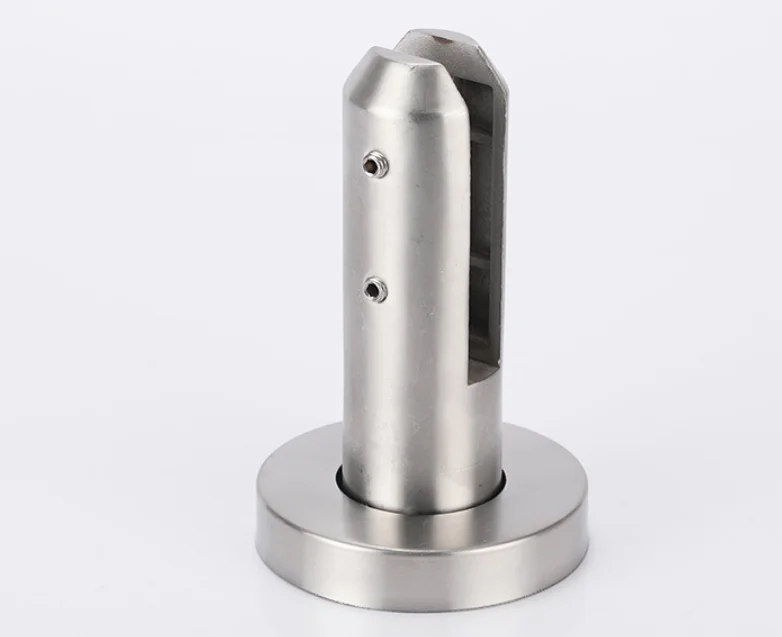 

Смеситель для стеклянных перил из нержавеющей стали, круглый, с матовой полированной поверхностью, подходит для внутренних балконов и лестниц.