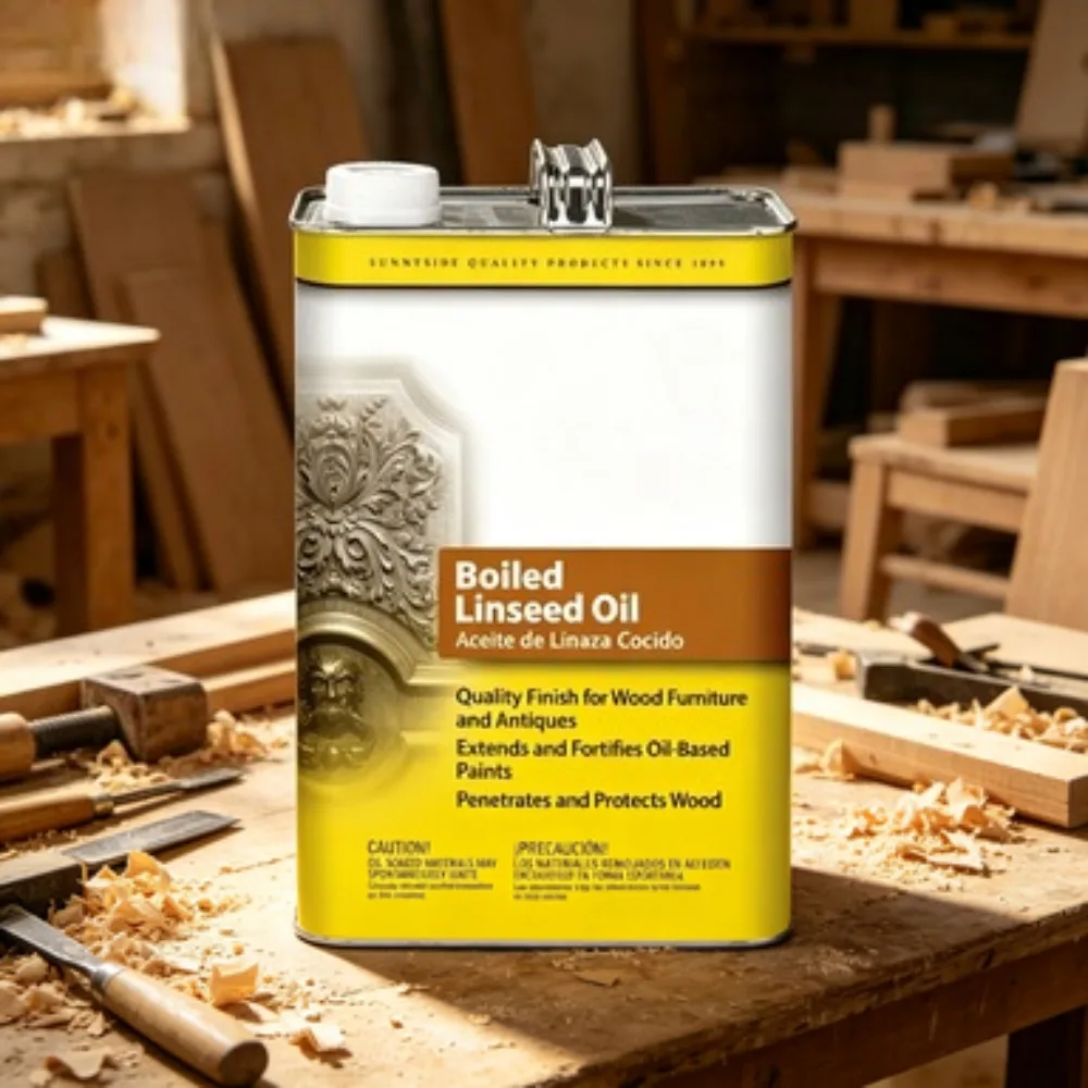 

Boiled Linseed Oil Gallon 128 Fl Oz for Wood Finishing and Protection