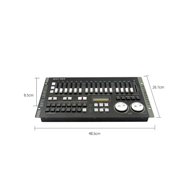 Max 384 controlador dmx iluminação de palco dmx512 console para XLR-3 led feixe movendo a cabeça dj lasers equipamentos discoteca projetores