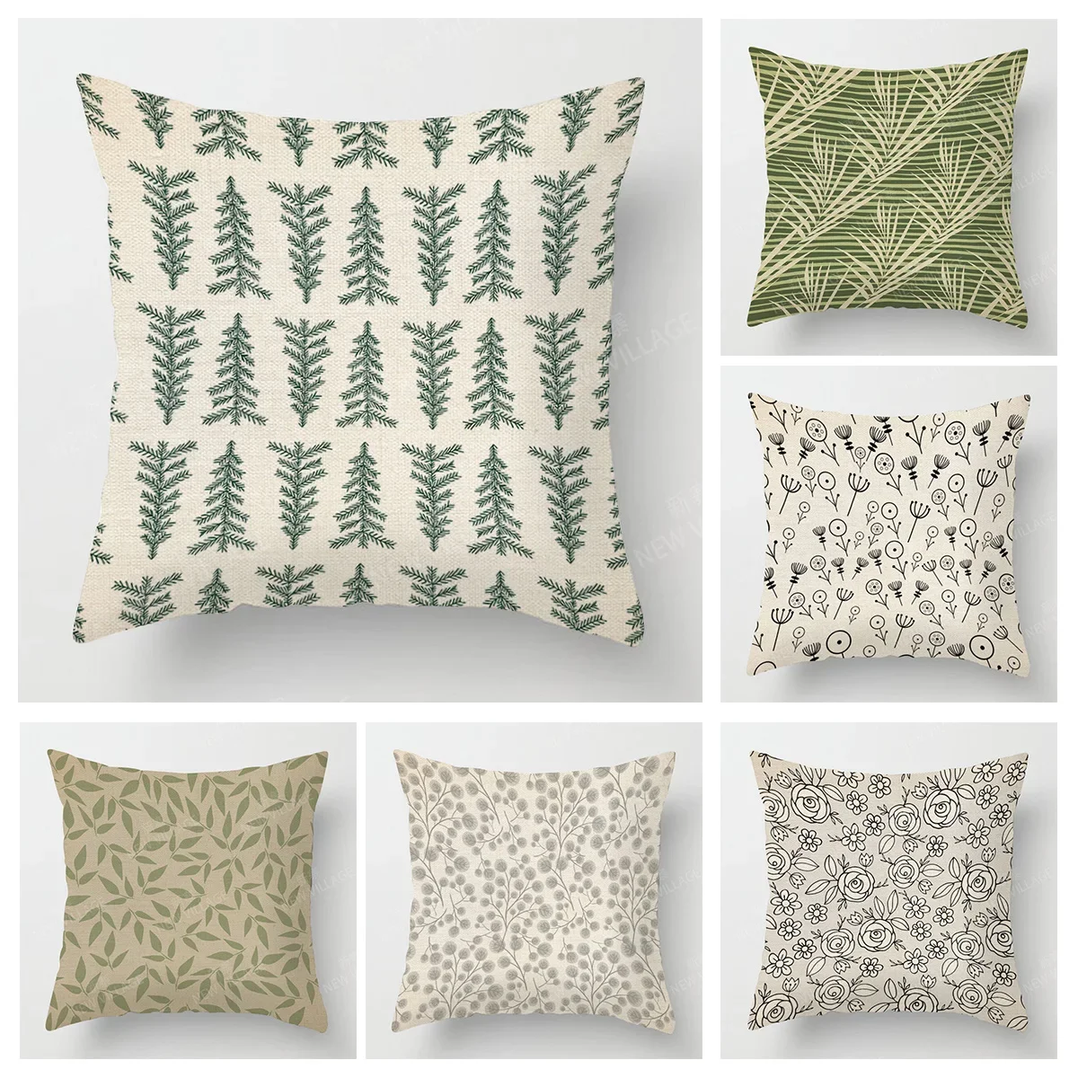 Modern Home Living Room Decor Throw Pillow Covers Cushion sofa 35x35cm 40x40 60x60cm 45x45cm 40*40 pillowcase boho plant nordic