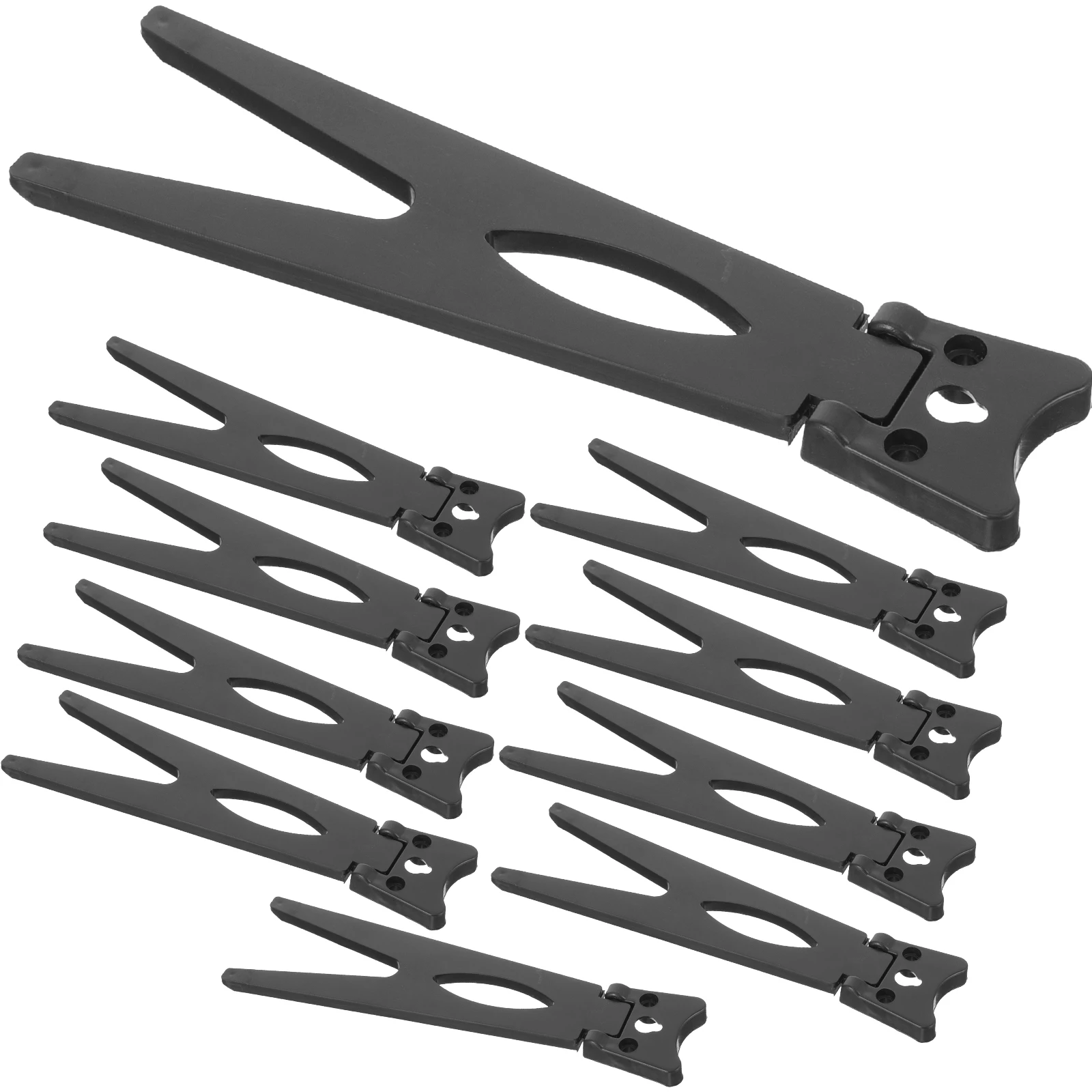 10pcs Plastic Photo Frame Stand Support Brackets Back Holders Tabletop Display Rack for Home Office Studio Frame Accessories