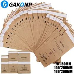 100/50/20PCS Sterilization Disinfection Bag Nail Sterilizer Bag Manicure Kraft Bags for Dry Heat Disinfection Machine Accessory