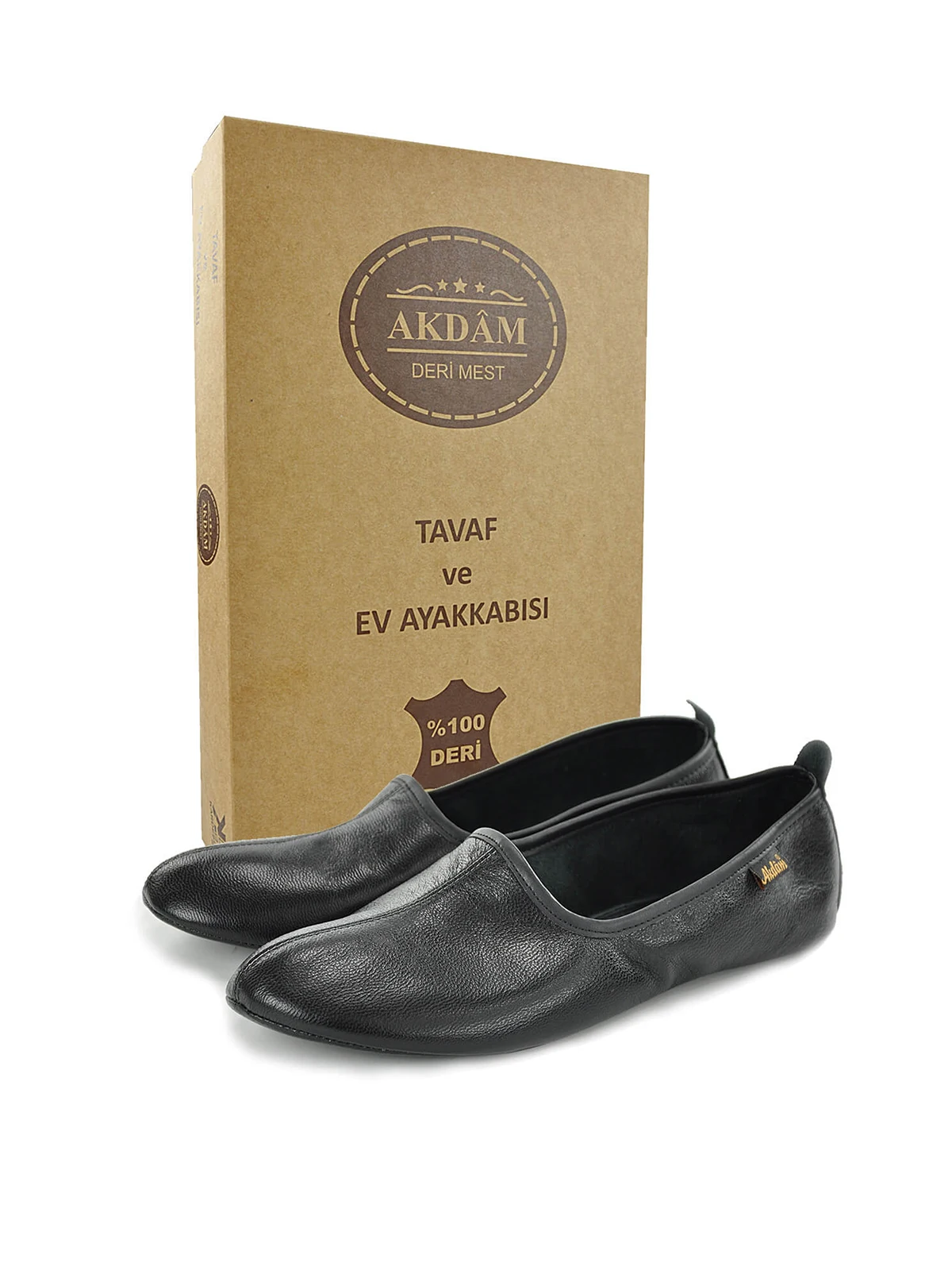 Genuine Halal Leather Shoes for Tawaf and Umrah or Home Black Shoe Size: US. (EU)