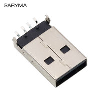 10/50Pcs USB 2.0 Male A Type AM 4pin Male 90 Degree / 180 Degree SMT SMD / DIP USB PCB Connector Plug
