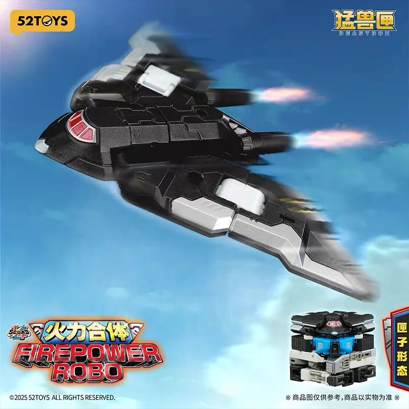 Original 52 juguetes Beastbox Firepower Robo 4/1 equipo Kit de combinación juguetes transformables coleccionables ensamblados modelo móvil regalos