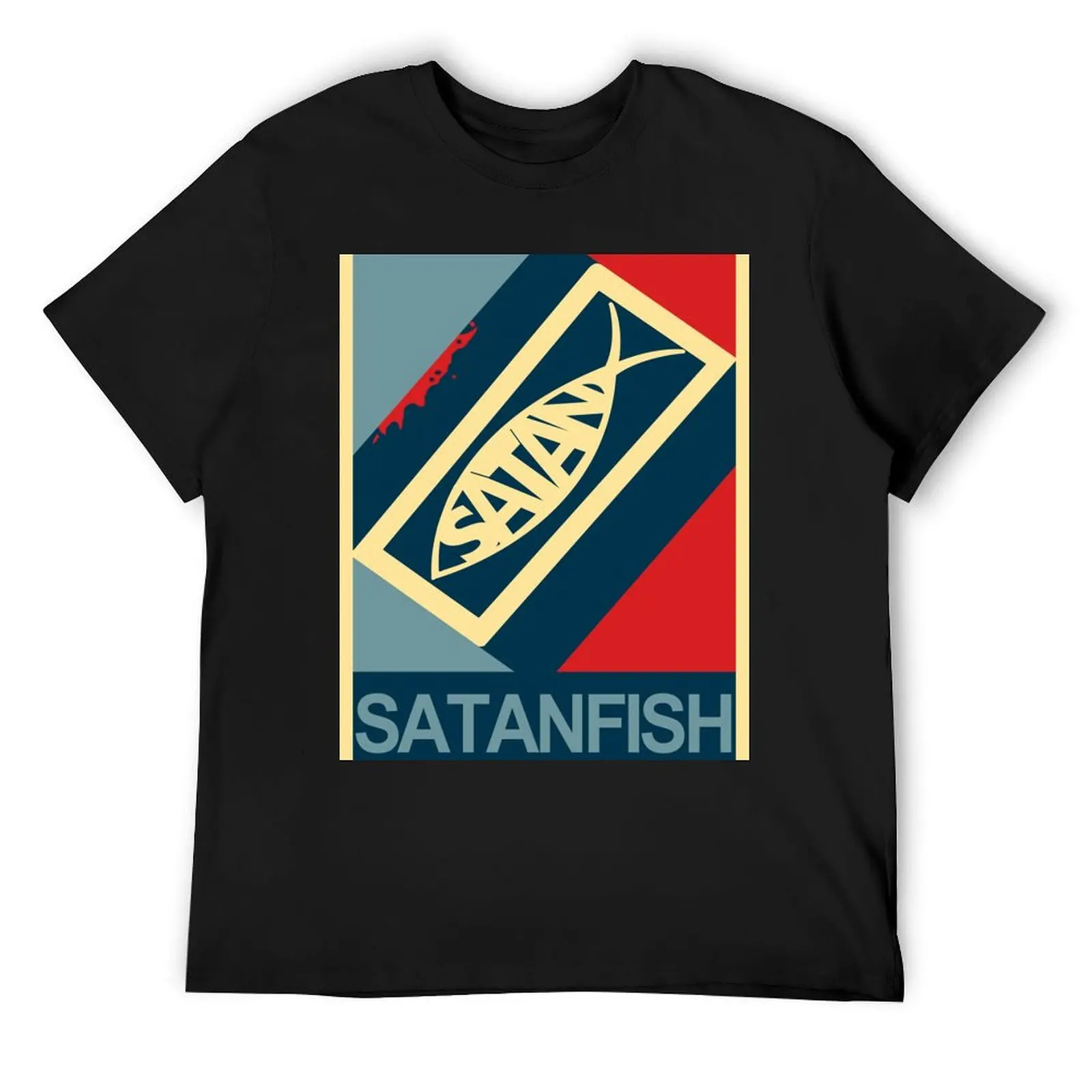

SATANFISH 1.0 T-Shirt anime tshirt for a boy vintage clothes boys whites anime shirts men