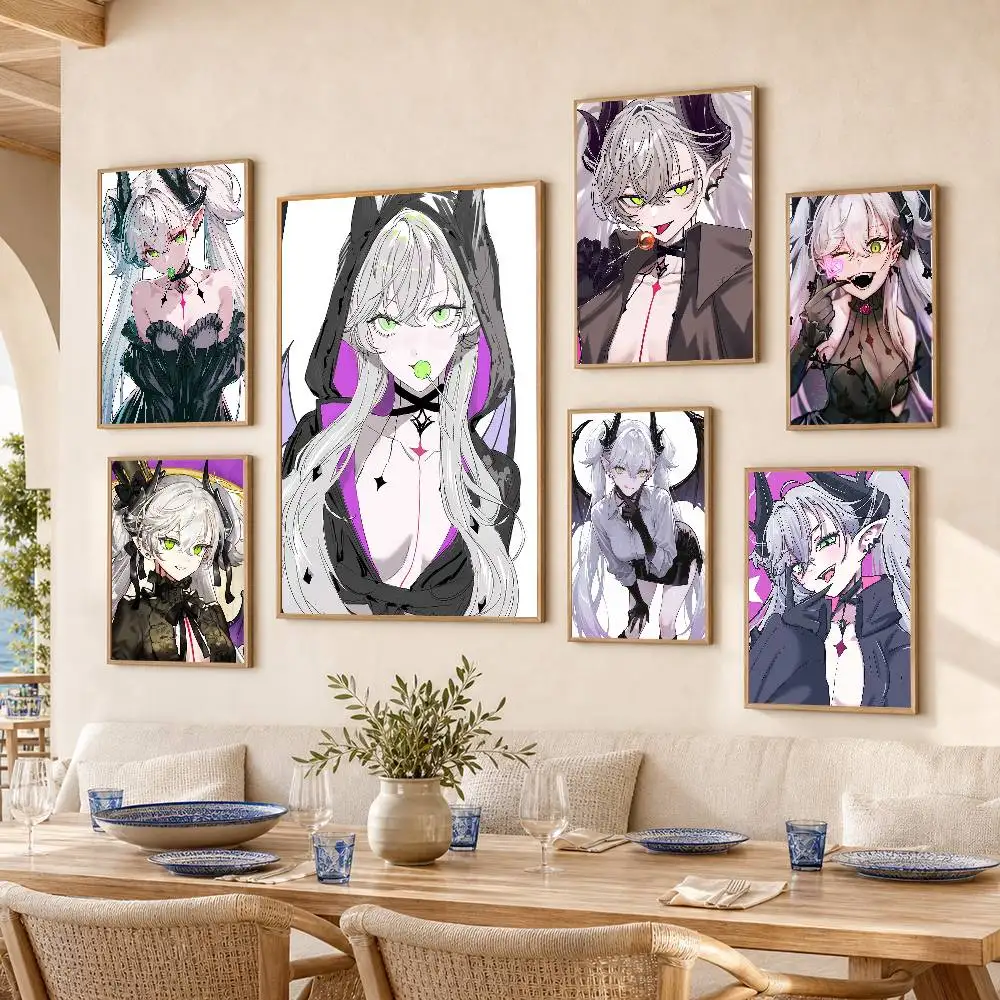 Lilith Fate Grand Order FGO Waterproof Self-Adhesive Wall Poster for Bedroom Living Room Home Decor