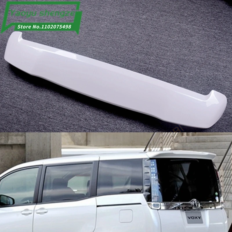 For Toyota NOAH VOXY Spoiler ABS Material Car Rear Wing Primer Color Rear Spoiler For Toyota NOAH VOXY Spoiler 2013-2020