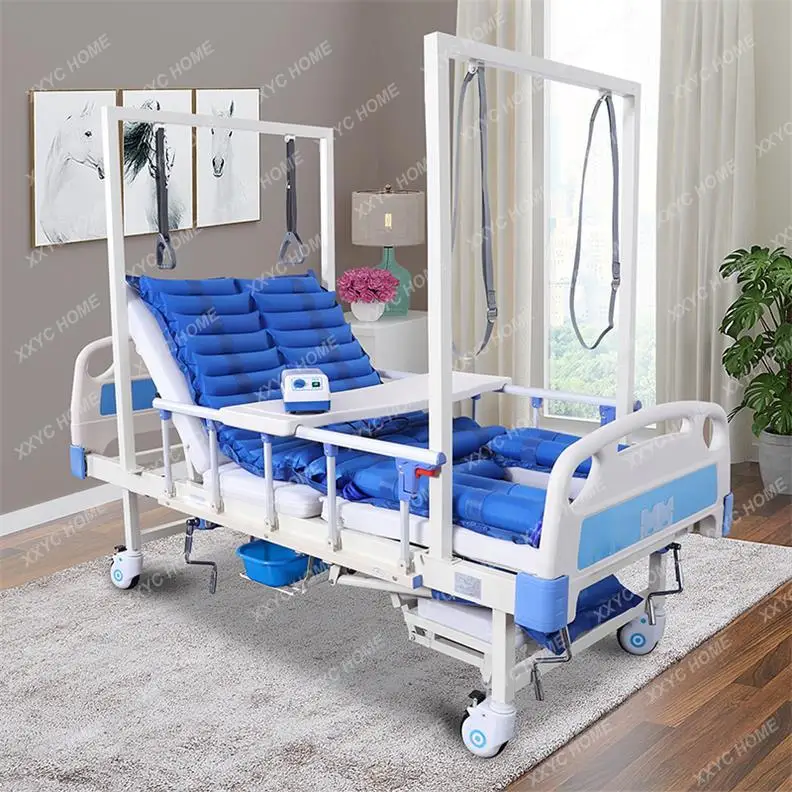 Medical orthopedic traction bed, turn over, elderly paralyzed, patient nursing bed, home multi-purpose hospital bed