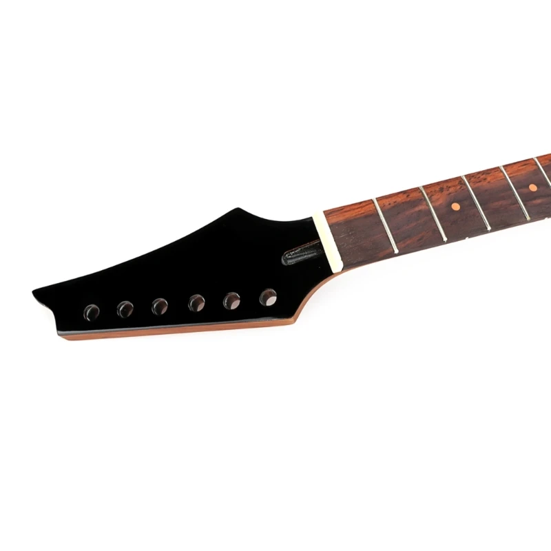 Guitar Neck Fretboard, 24 Fret Electric Guitar Neck, Burr Easy To Install Drop Shipping