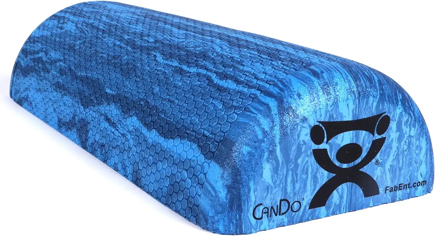 

Premium Blue Marble EVA Foam Roller for Muscle Restoration, Massage Therapy, Sport Recovery and Physical Therapy 6" x 12" Half-R